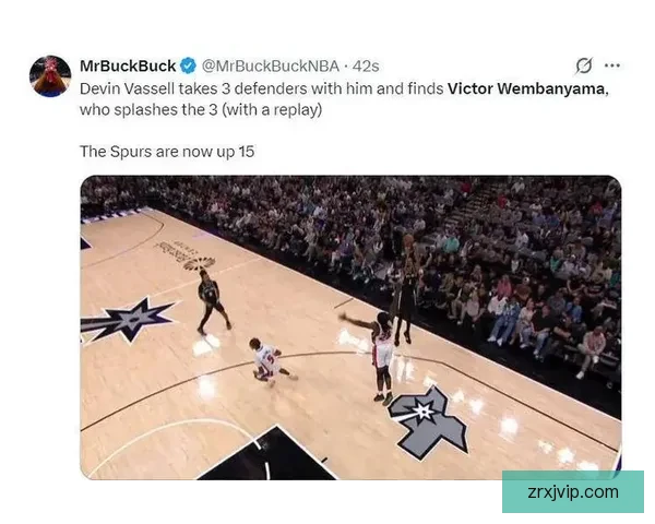 文班亚马砍下26分14篮板5盖帽碾压对手热巴手感低迷仅17中5